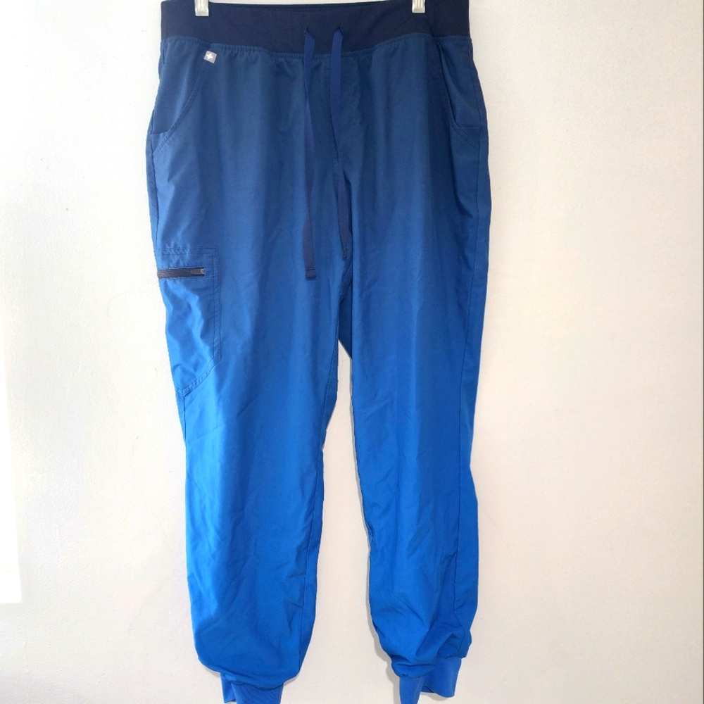 FIGS Blue Ombre Scrubs Joggers